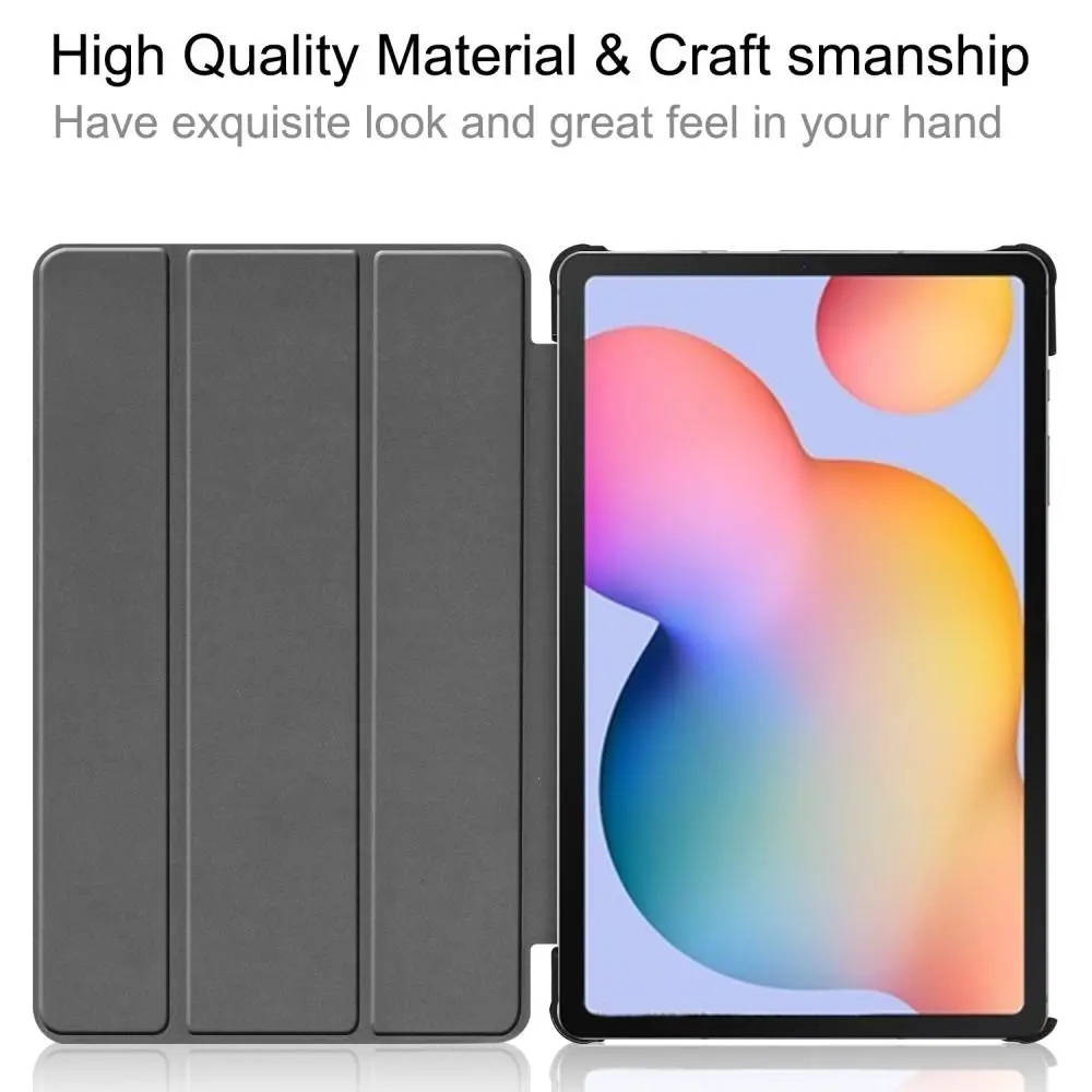 Fodral Tri-fold Samsung Galaxy Tab S6 Lite Svart