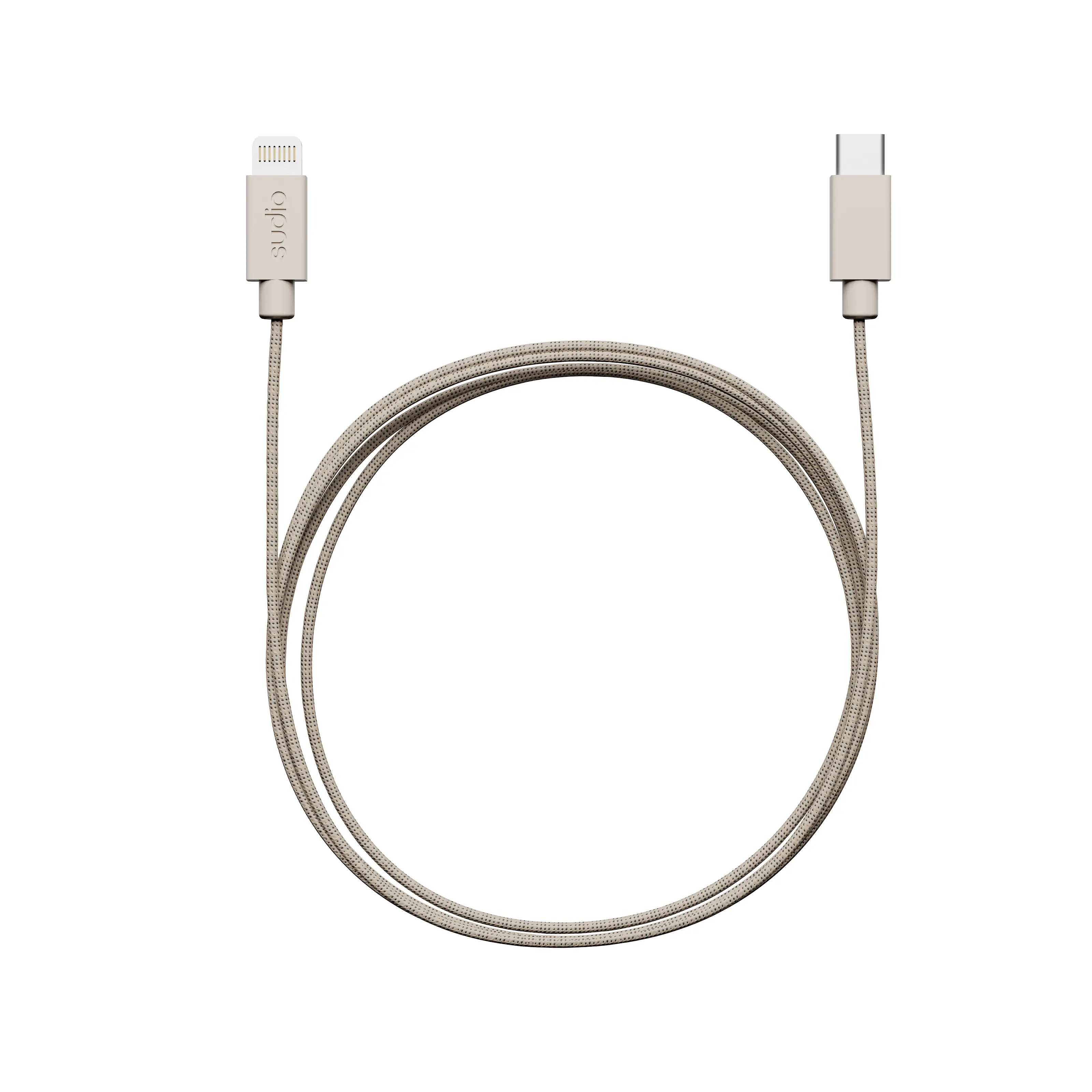 C1-L Opladerkabel USB-C til Lightning 1.8 m Sand