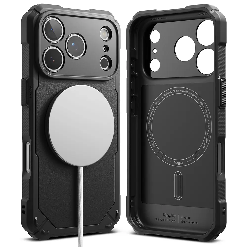 Rugged Gear Magnetic Case iPhone 17 Pro Black