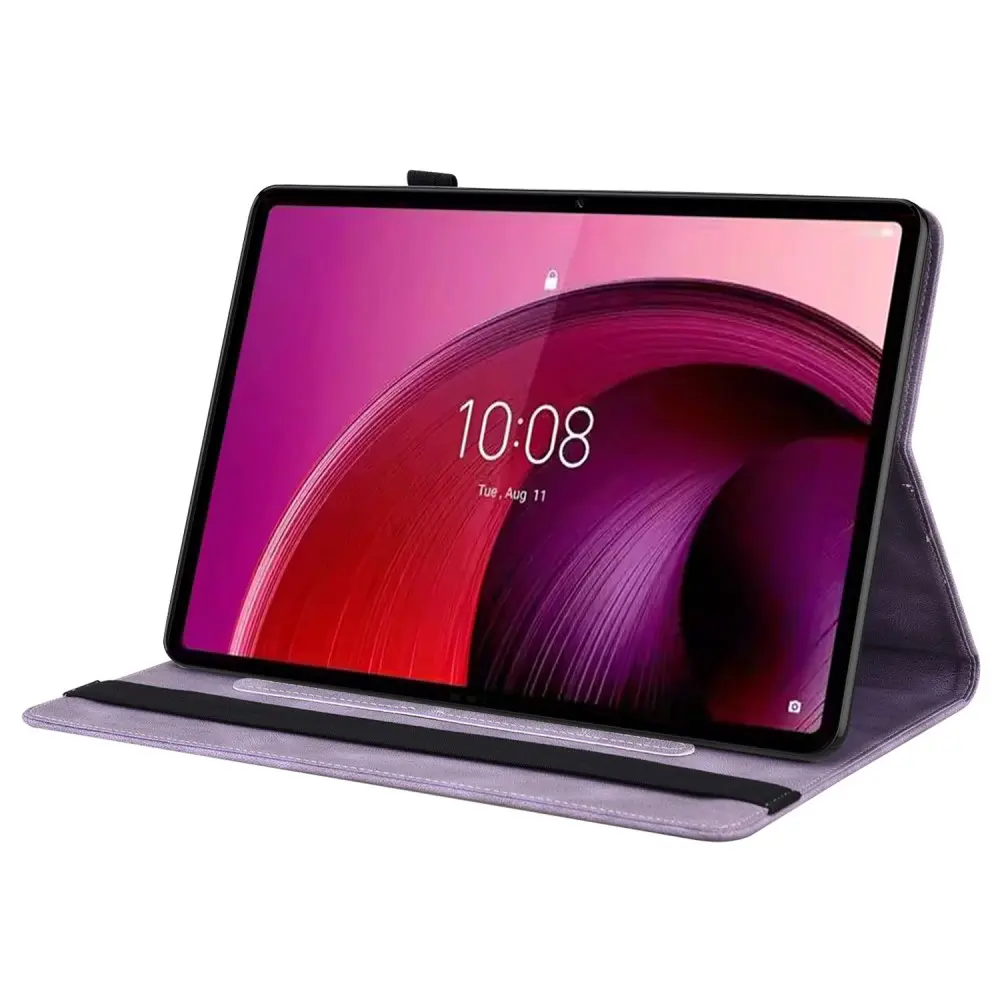 Läderfodral Fjärilar  Lenovo Tab M11 Lila
