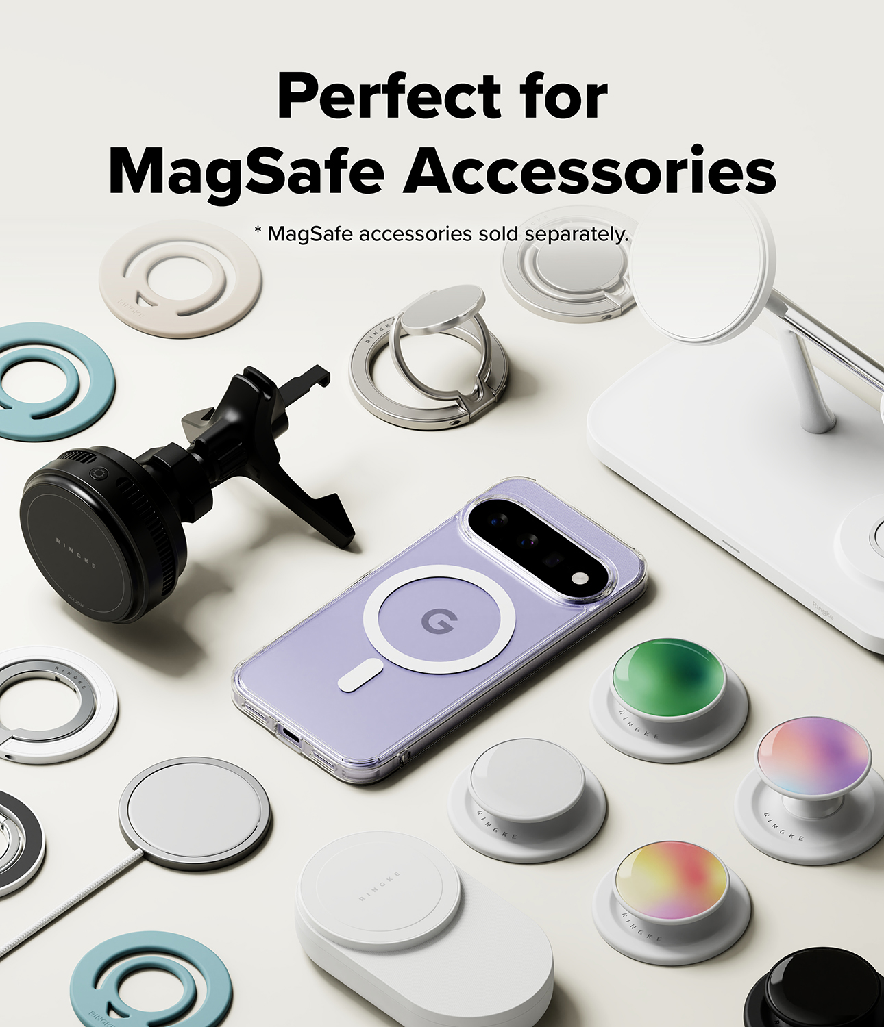 Fusion Magnetic Case Google Pixel 11 Genomskinlig