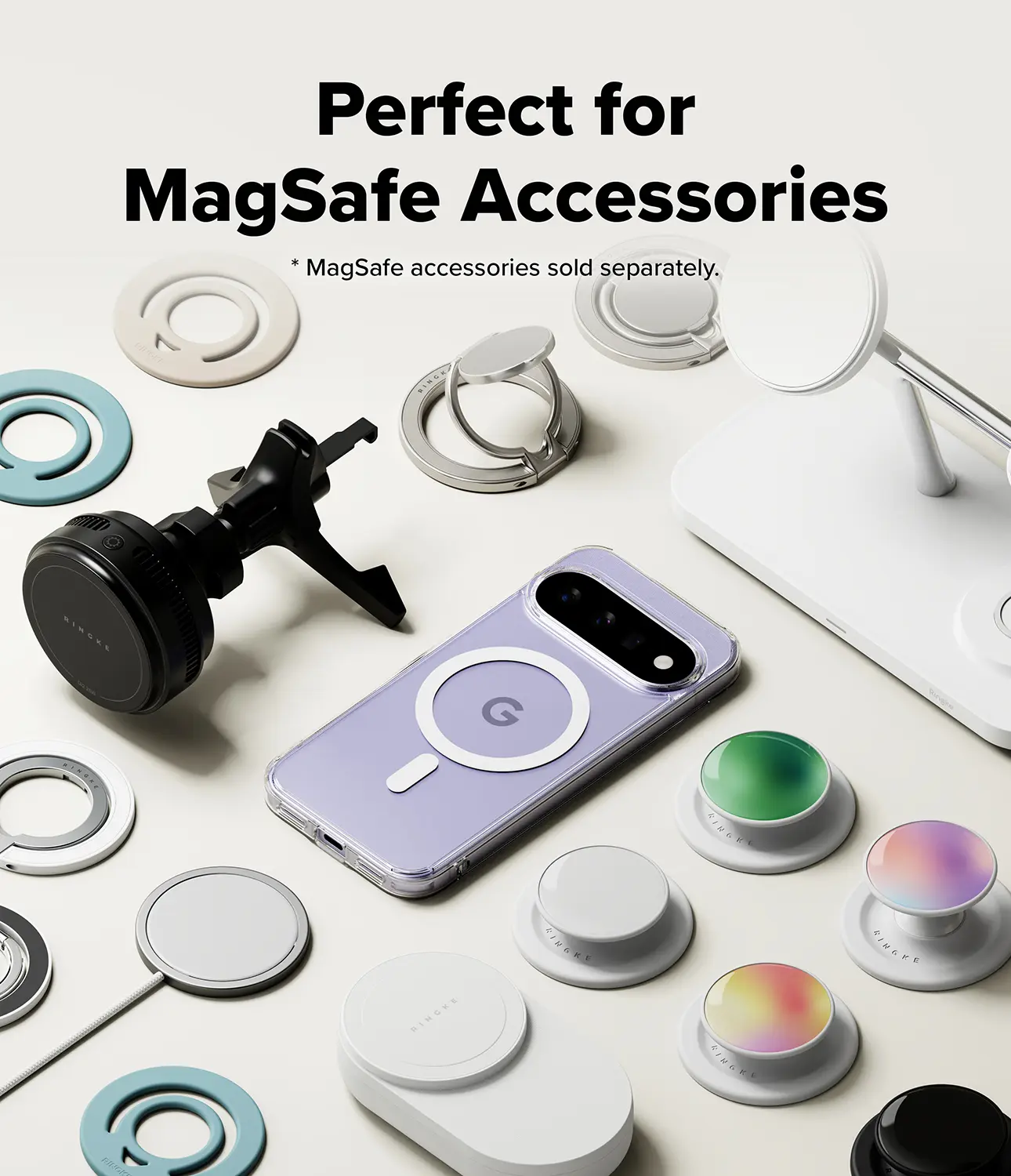 Fusion Magnetic Case Google Pixel 11 Genomskinlig