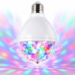 Roterende LED-diskoloftlampe E27