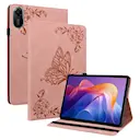 Læderetui Sommerfugle Xiaomi Redmi Pad 2 Lyserød