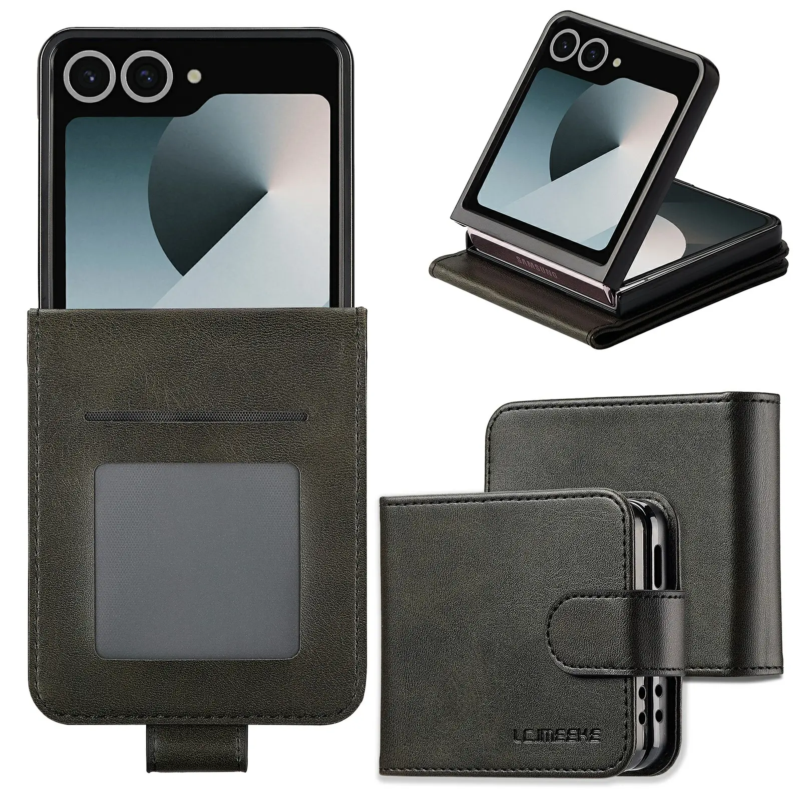 Plånboksfodral Samsung Galaxy Z Flip 8 Svart