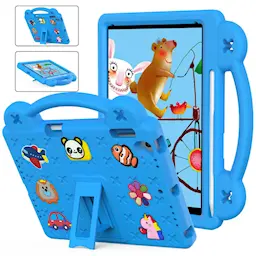 Stødsikker EVA Cover Kickstand iPad 9.7 5th Gen (2017) blå