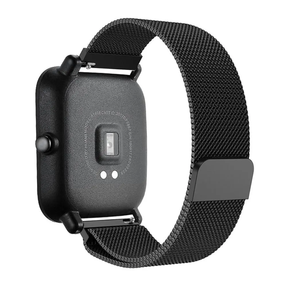 Armband Milanese  Amazfit Bip Svart