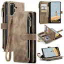 Zipper Wallet Samsung Galaxy A57 Brun