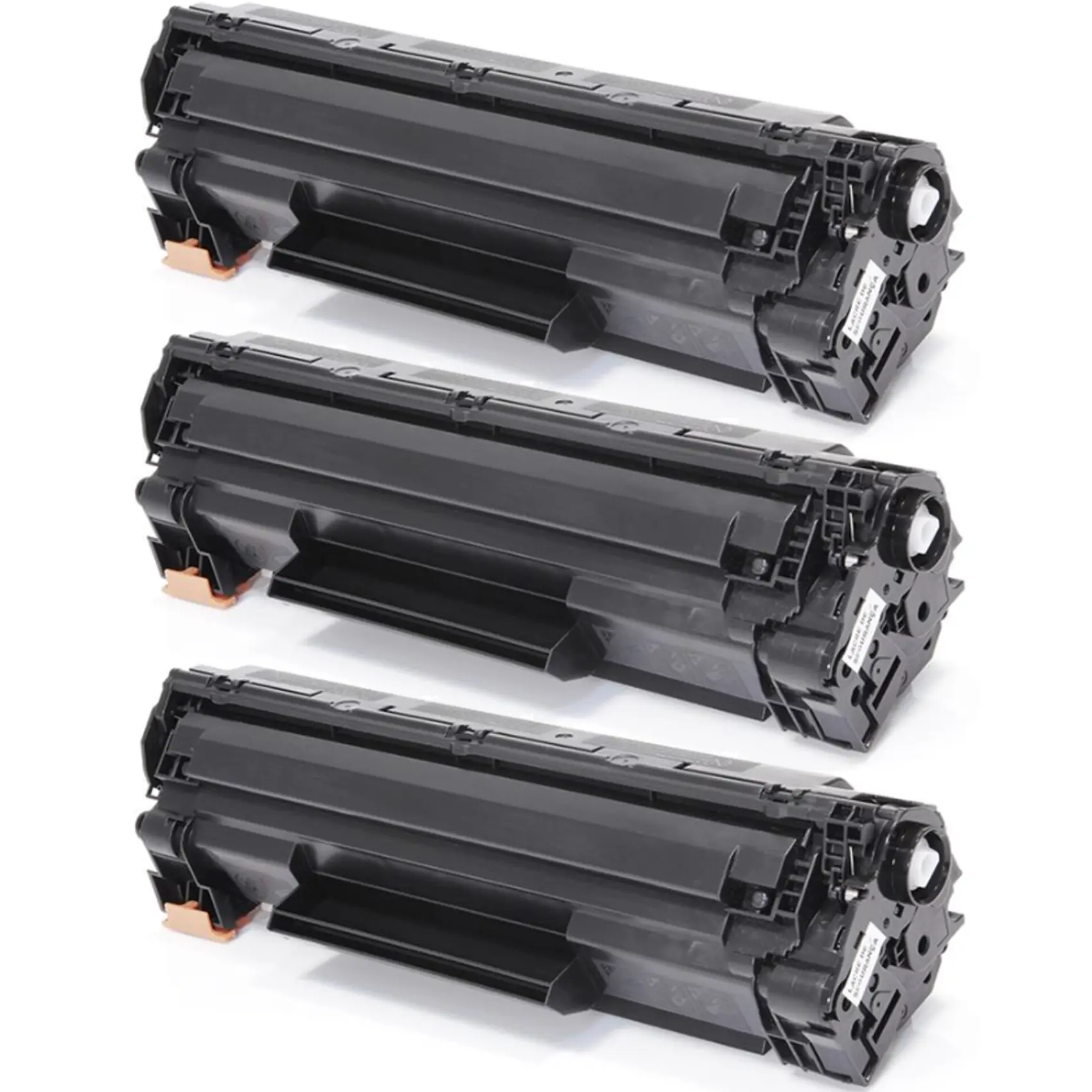 3-pack Yhteensopiva värikasetti - korvaa Canon 737 / CRG-737 - musta, 1500 sivua