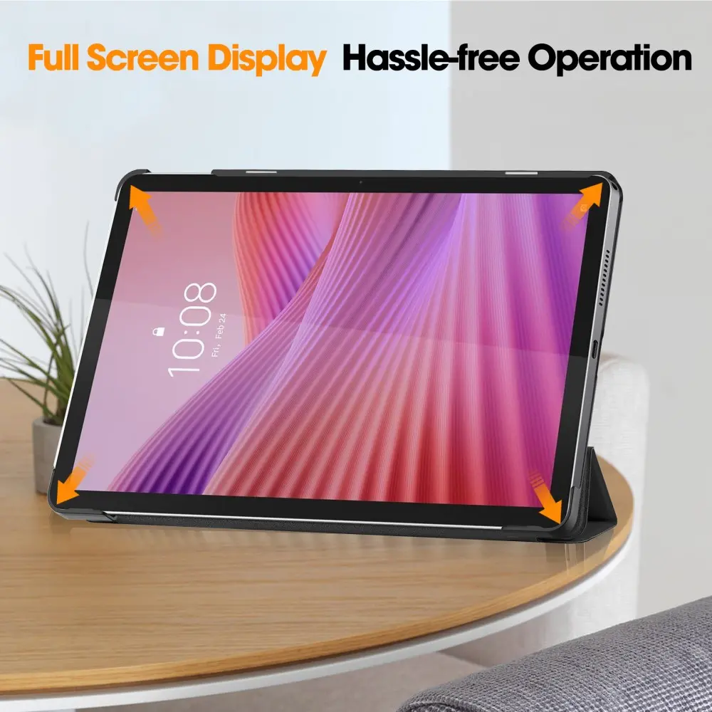 Fodral Tri-fold  Lenovo Tab Svart