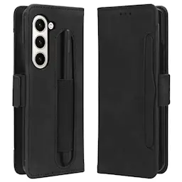 Multi Lompakkokotelo Kynäpidikkeellä Samsung Galaxy Z Fold 6 musta