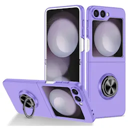 Samsung Galaxy Z Flip 7 Cover magnetisk ringholder Lilla