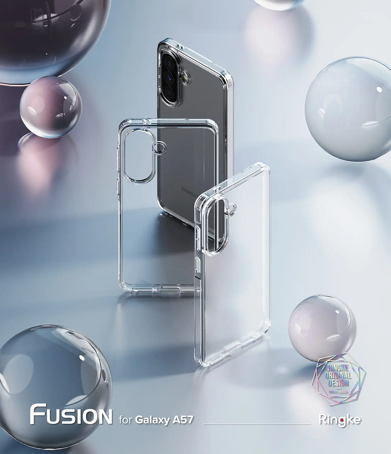 Fusion Case Samsung Galaxy A57 Clear