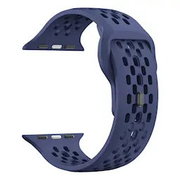 Silikonarmband Sport Apple Watch Series 11 46mm Mörkblå