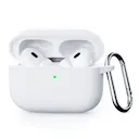 Silikonecover med karabinhage Apple AirPods Pro 3 Hvid
