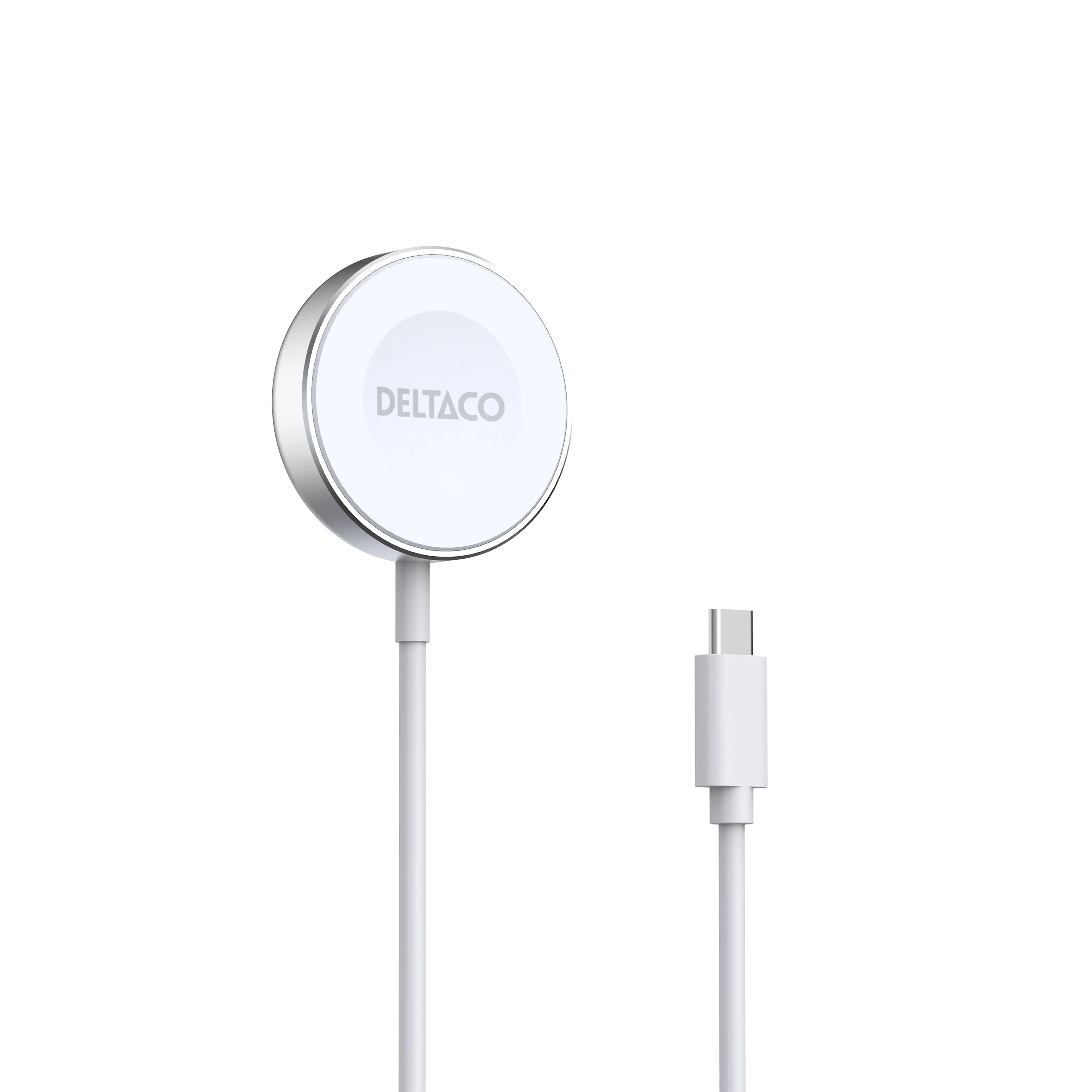 Trådlös Apple Watch-laddare USB-C 2W Vit