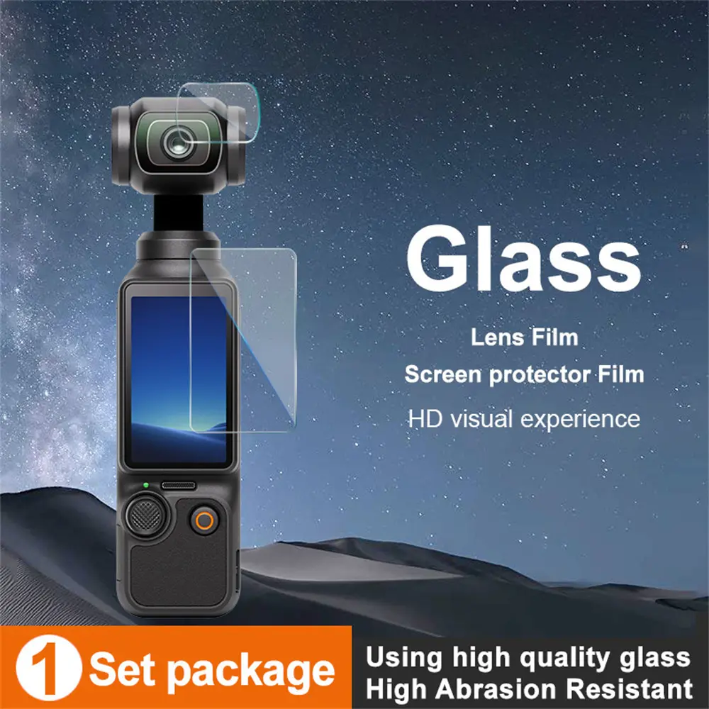Heltäckande Härdat Glas DJI Osmo Pocket 4