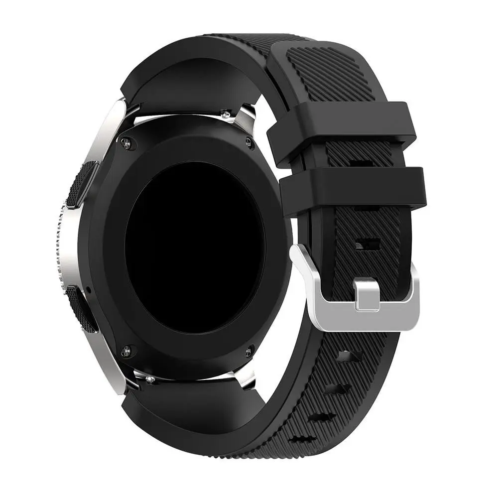 Silikonarmband Samsung Galaxy Watch 46mm Svart