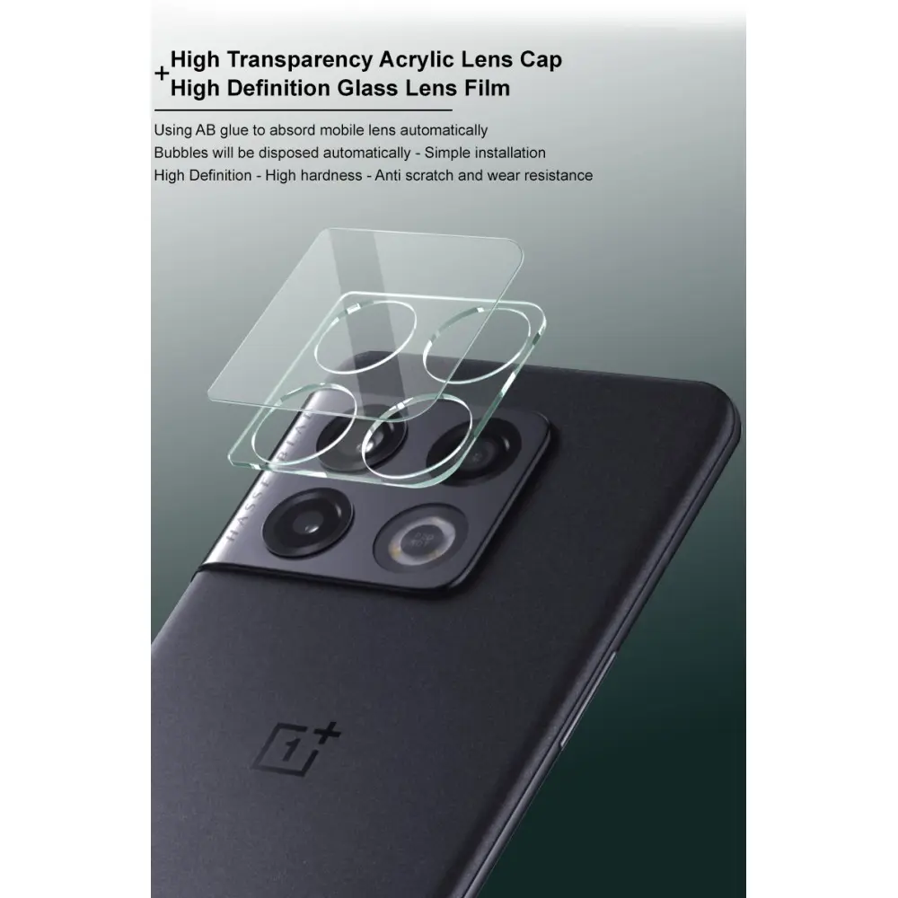 Härdat Glas 0.2mm Linsskydd  OnePlus 10 Pro Genomskinlig
