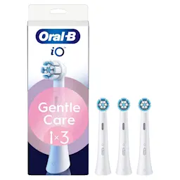iO Gentle Care børstehoder 3-pakning, Hvit