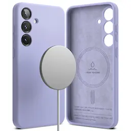 Samsung Galaxy S25 MagSafe silikondeksel, Lavender