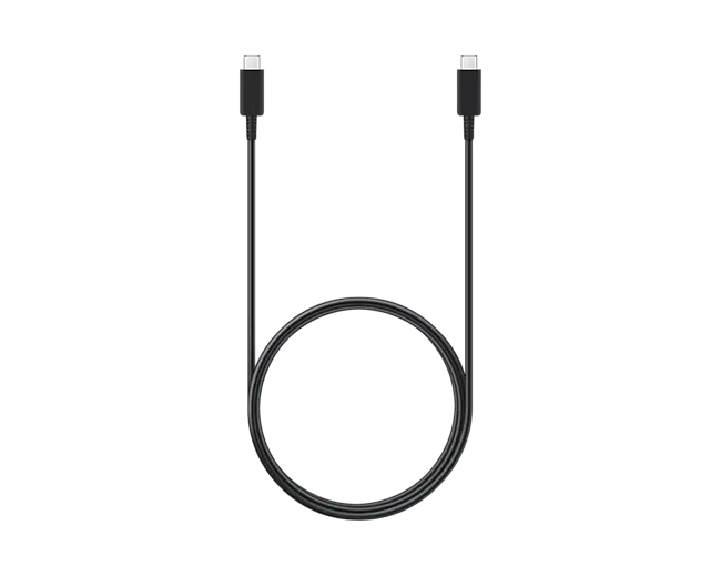 5A USB-C -> USB-C Kabel 1.8m sort