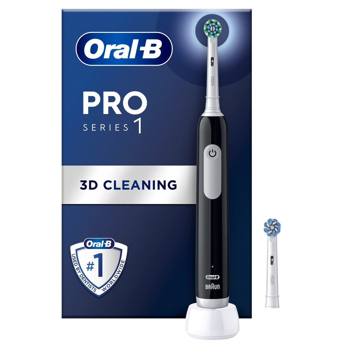 Oral-B Pro Series 1 elektrisk tannbørste med 3D-teknologi, Svart