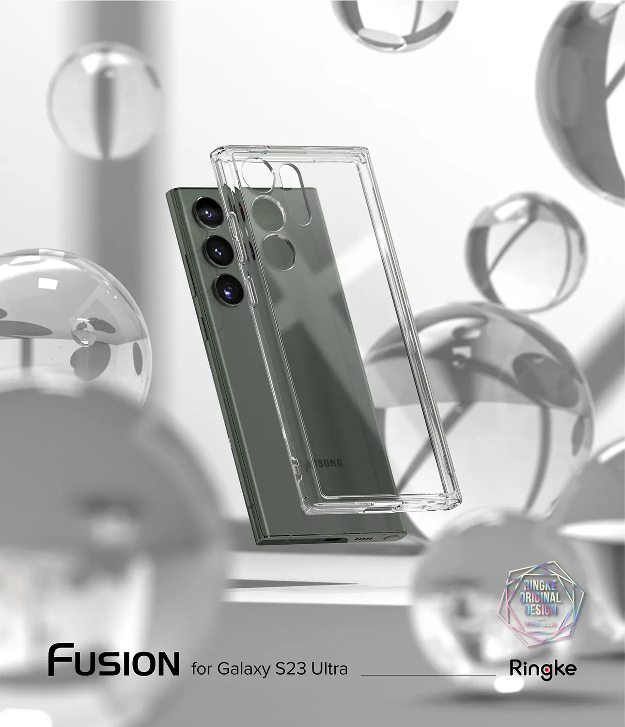 Fusion Case Samsung Galaxy S23 Ultra Genomskinlig