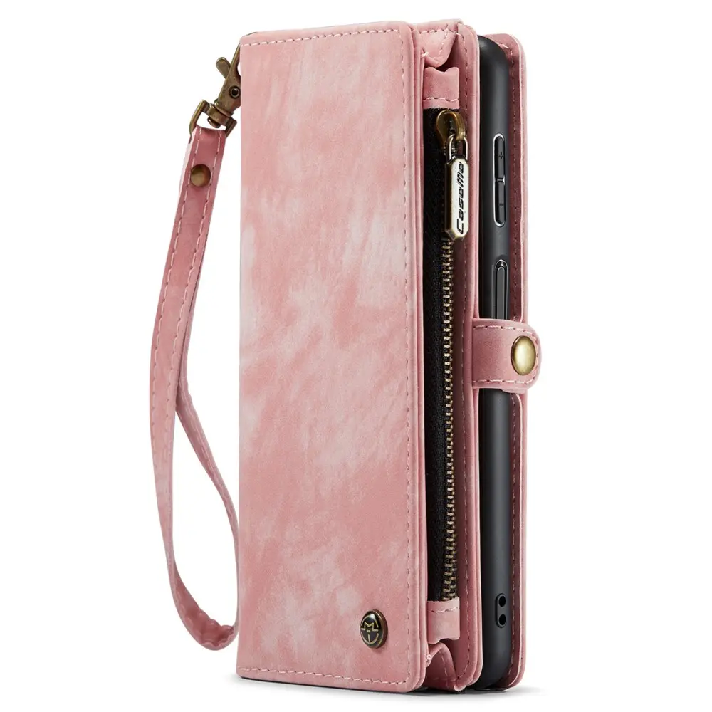 Multi-slot Plånboksfodral Samsung Galaxy A54 Rosa