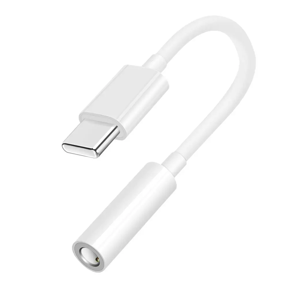 USB-C till 3.5 mm adapter Vit