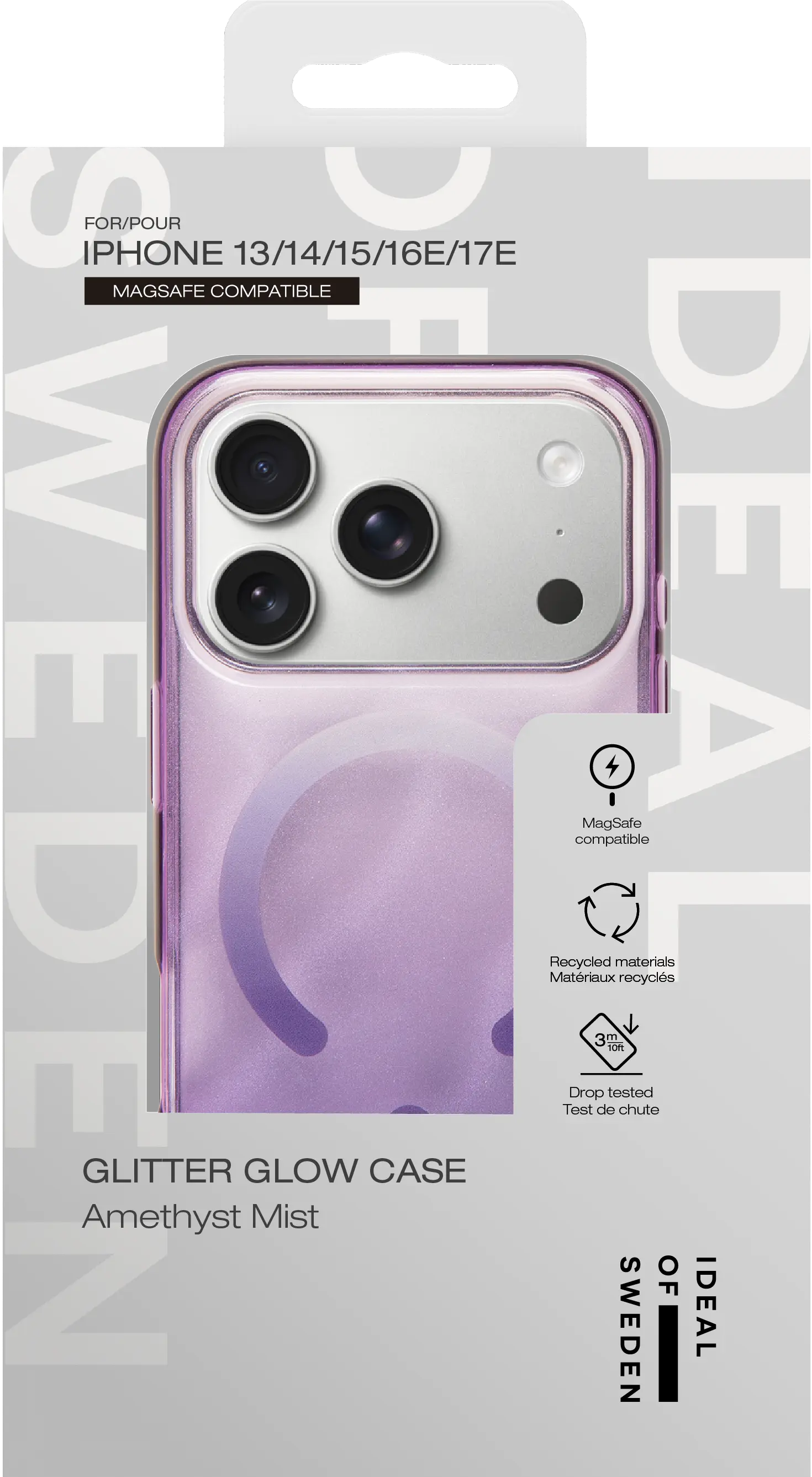 Clear MagSafe Case iPhone 13 Amethyst Mist