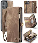 Multi-slot Mobiltaske iPhone 16 Plus Brun