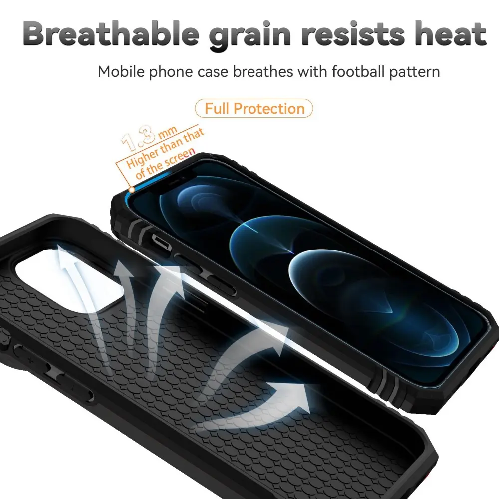 Hybridskal Ring + Kameraskydd iPhone 12/iPhone 12 Pro Svart