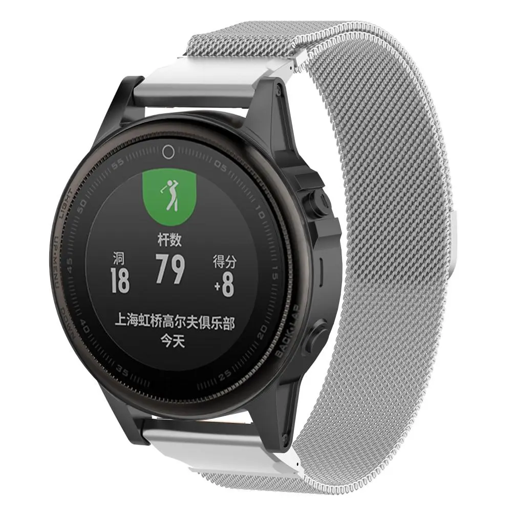 Armbånd Milanese Garmin Epix Pro 42mm Gen 2 Sølv