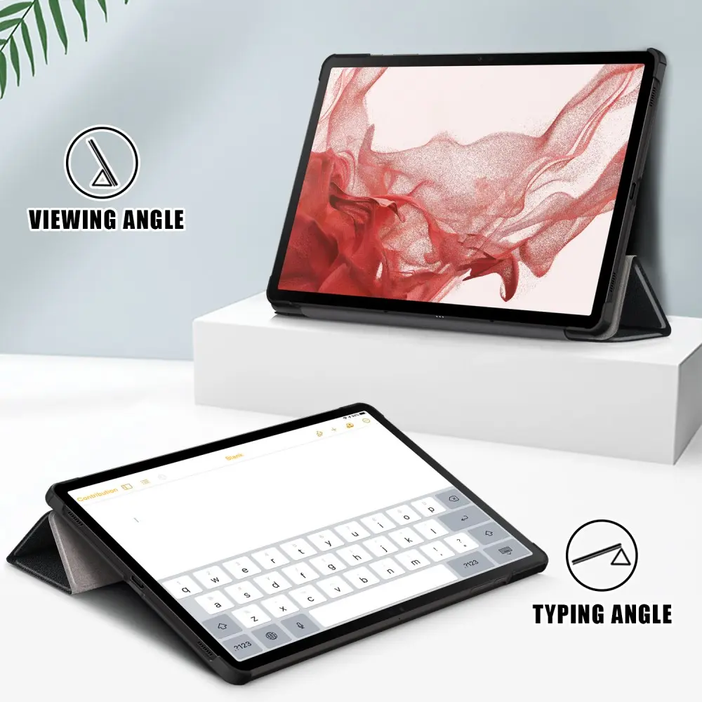 Fodral Tri-fold Samsung Galaxy Tab S9 Svart