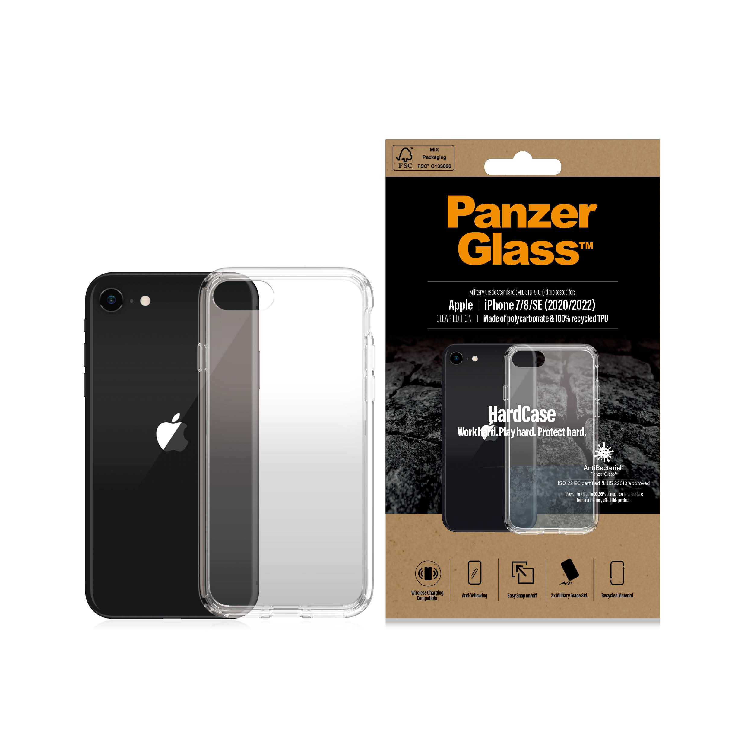 PanzerGlass iPhone SE (2020) Hardcase Transparent