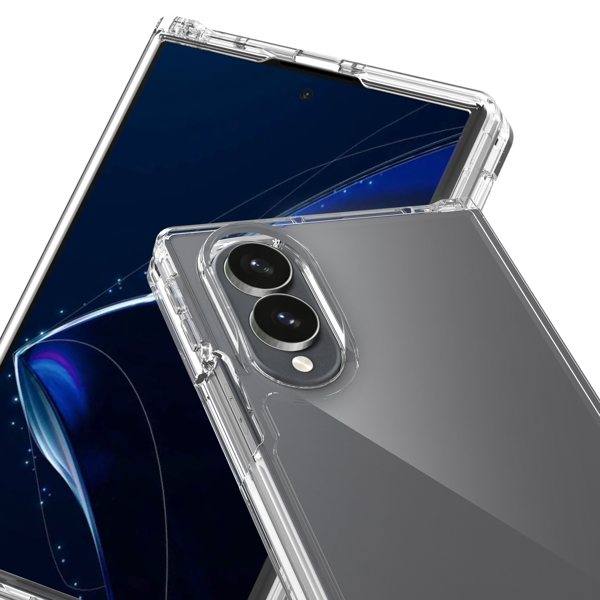 Hybridskal Samsung Galaxy Z Fold 8 transparent