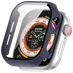 Apple Watch Series 10 46mm Heltäckande skal med inbyggt skärmskydd, Blå