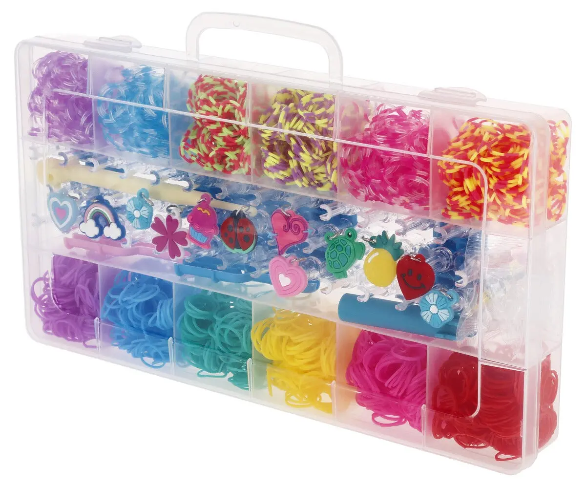 Loom bands startsett med 2300 deler