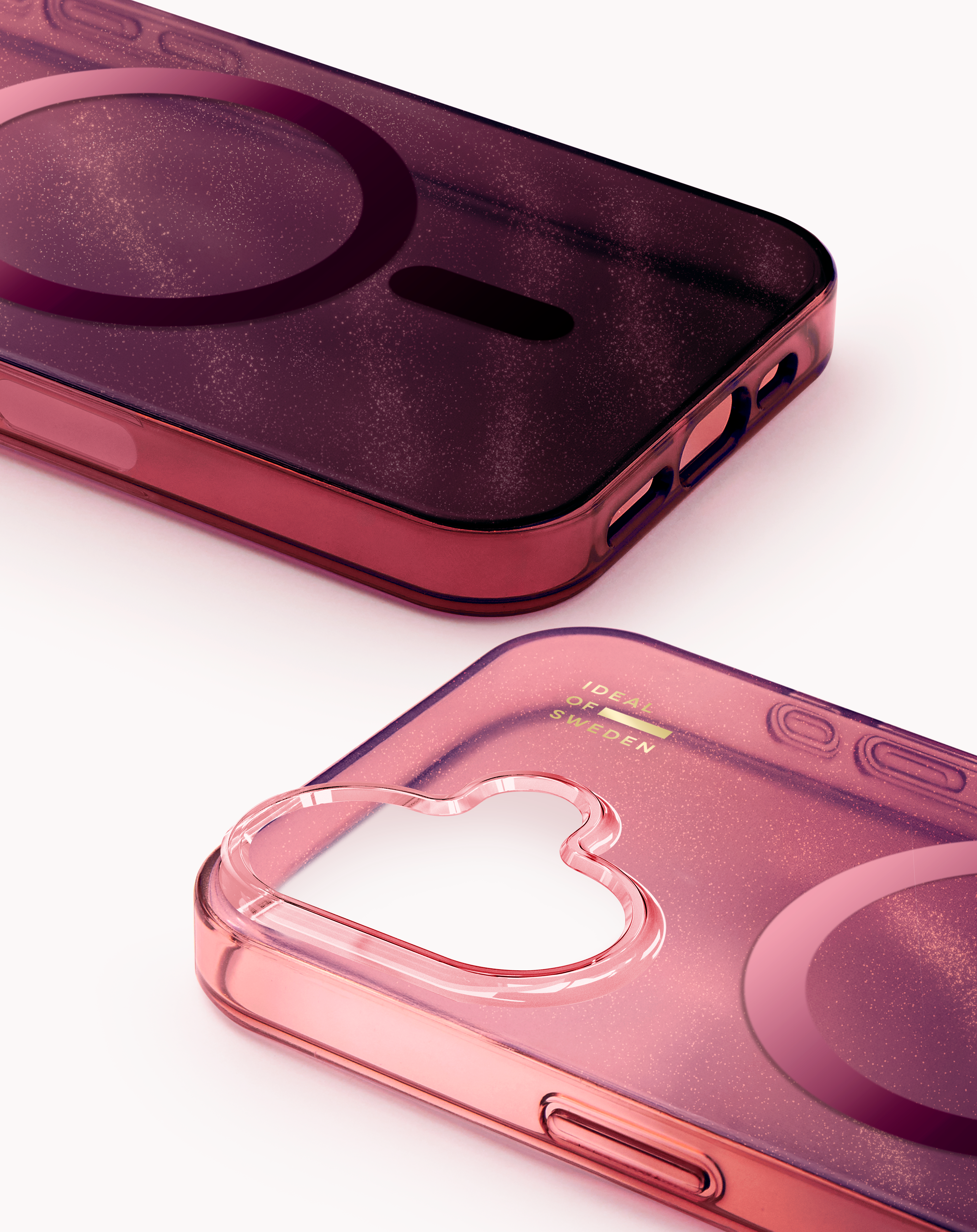 Glitter Glow MagSafe Case iPhone 17 Cherry Lacquer