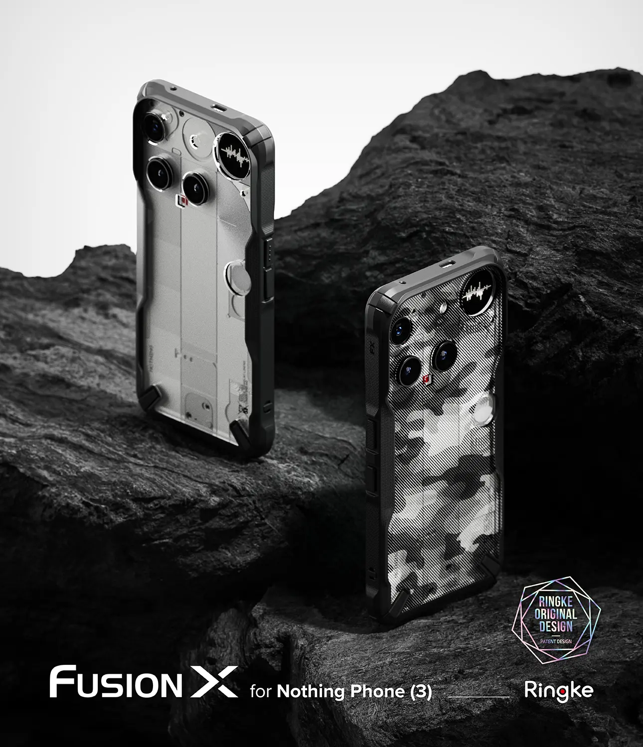 Fusion X Case Nothing Phone 3 Svart