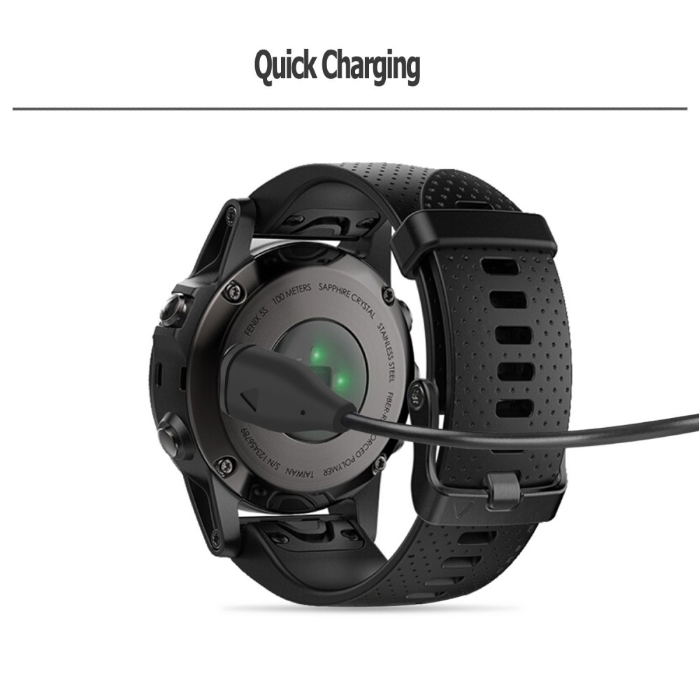 Laddningskabel 1m Garmin Venu 3s Svart