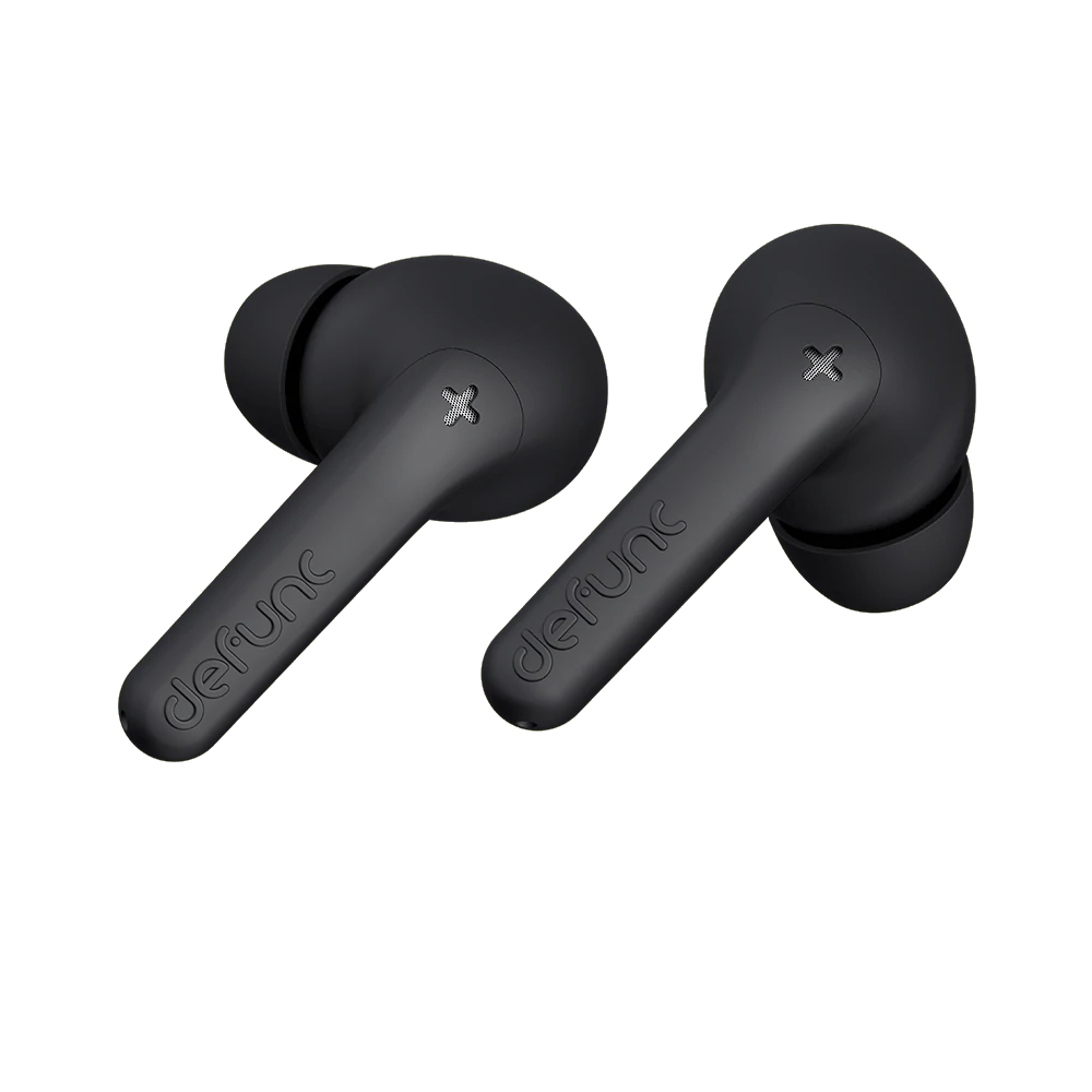 DeFunc TRUE Audio Black - Bluetooth-Hodetelefoner Trådløs