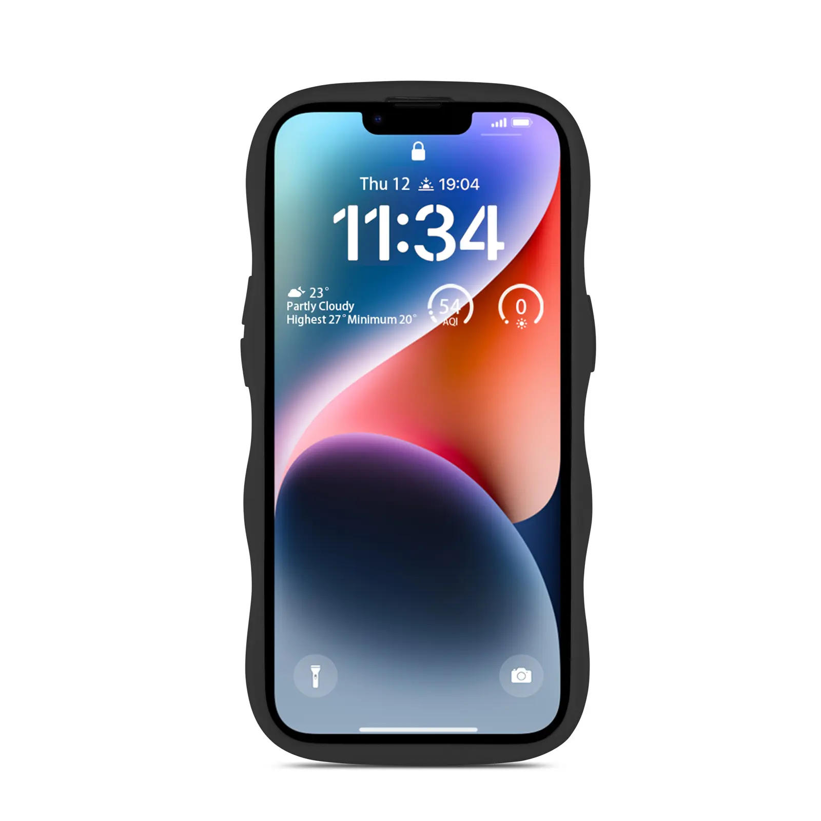 The Wave Case iPhone 13 Svart