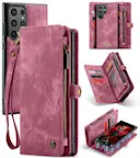 Multi-slot Mobiltaske Samsung Galaxy S25 Ultra Rød