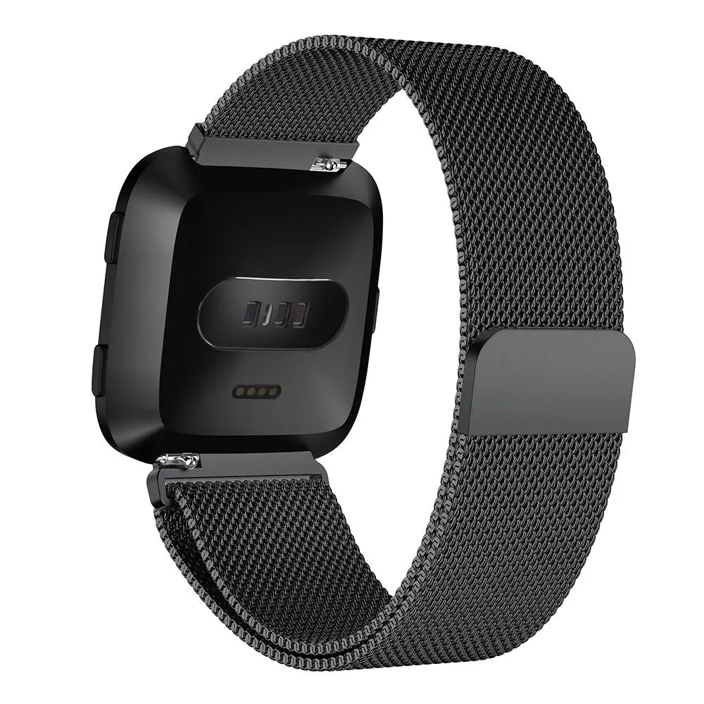 Armband Milanese Fitbit Versa 2/Versa Svart