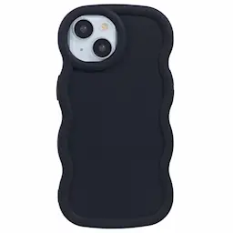 Wavy Edge TPU suojakuori iPhone 13 Musta