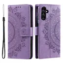 Læderetui Mandala Samsung Galaxy A56 lila