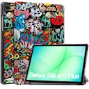 Etui Tri-fold Samsung Galaxy Tab A11 Plus Graffiti
