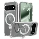 Hybridcover MagSafe Ring Google Pixel 9 Pro XL Gennemsigtig